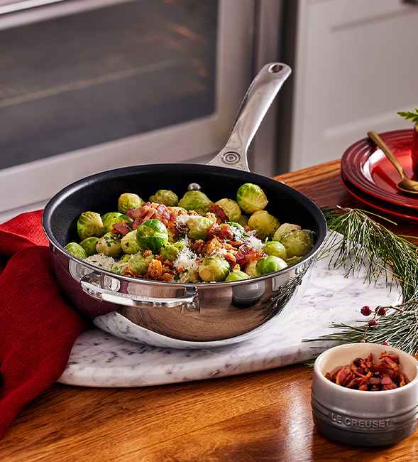Crispy Bacon and Parmesan Brussel Sprouts